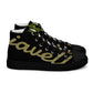 Men’s high top canvas shoes