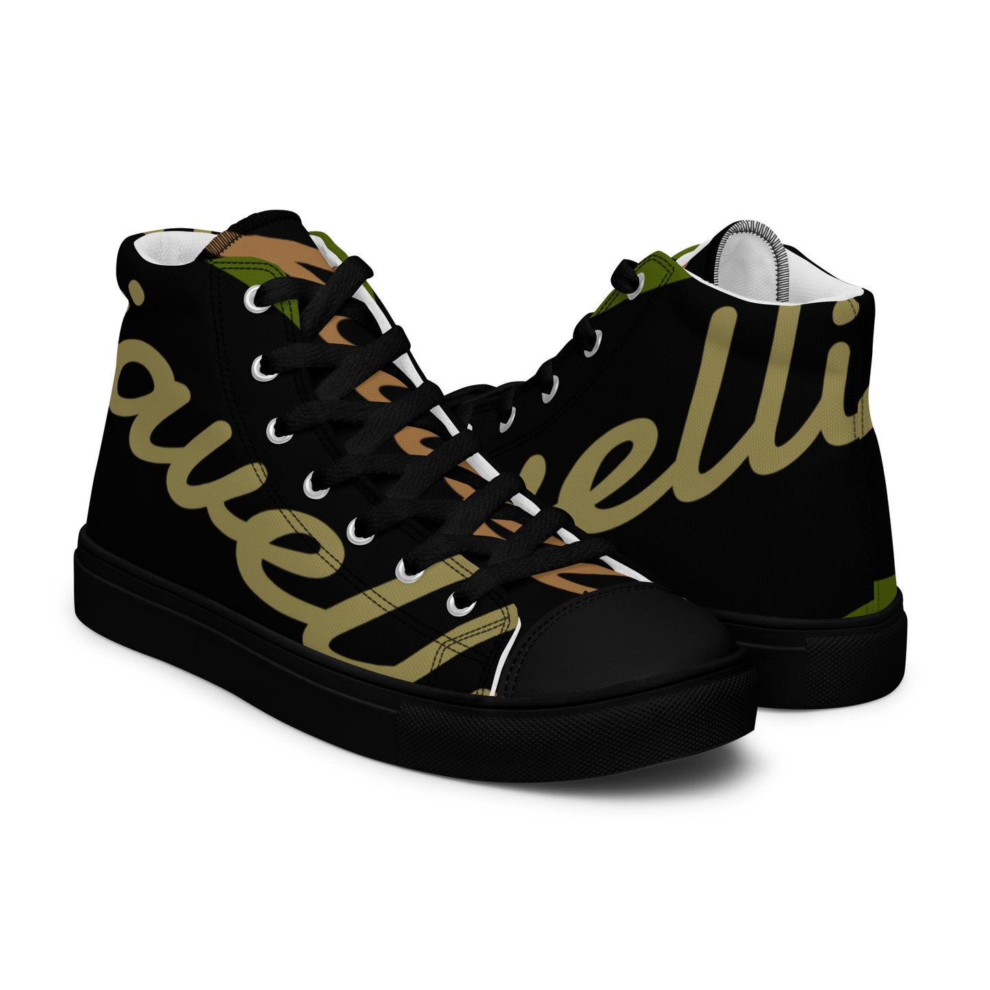 Men’s high top canvas shoes