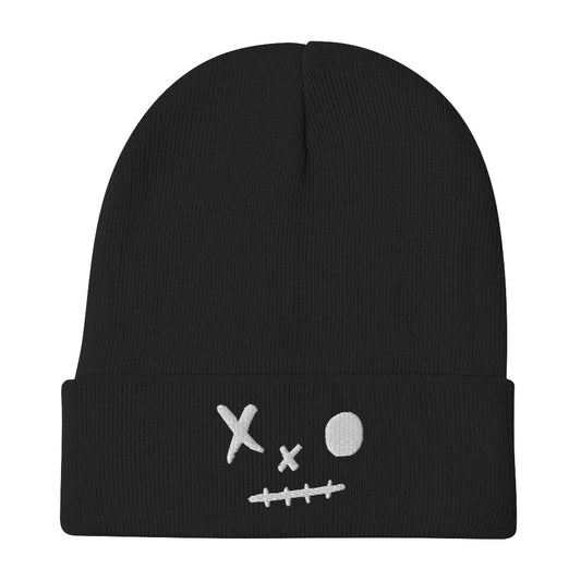 Javelli No Face Embroidered Beanie